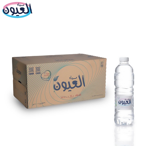 مياه العيون 600 مل – 30 عبوة